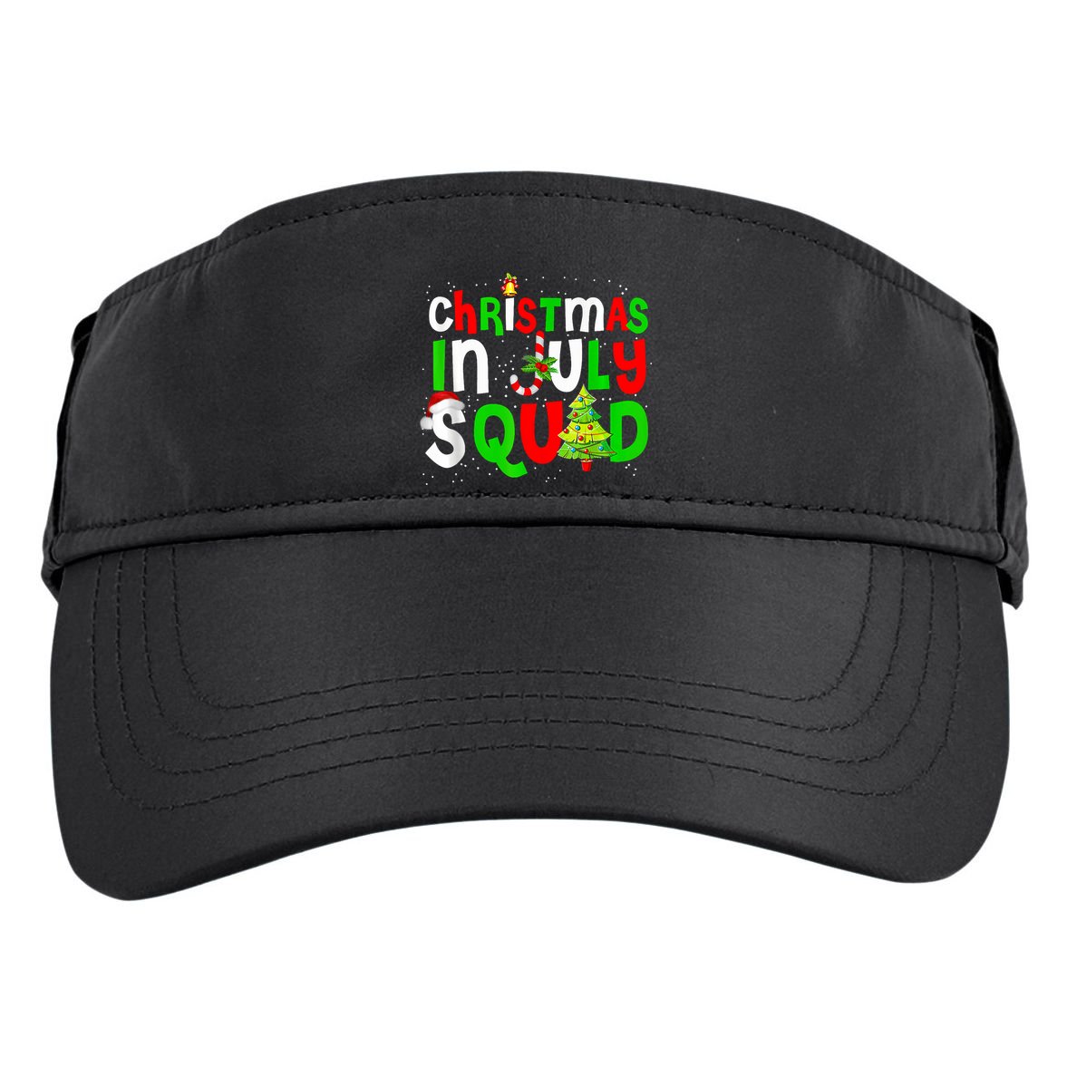 Christmas In July Squad Summer Xmas Adult Drive Performance Visor