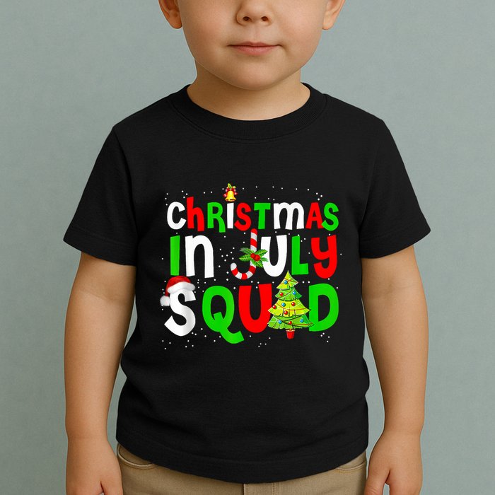 Christmas In July Squad Summer Xmas Toddler T-Shirt
