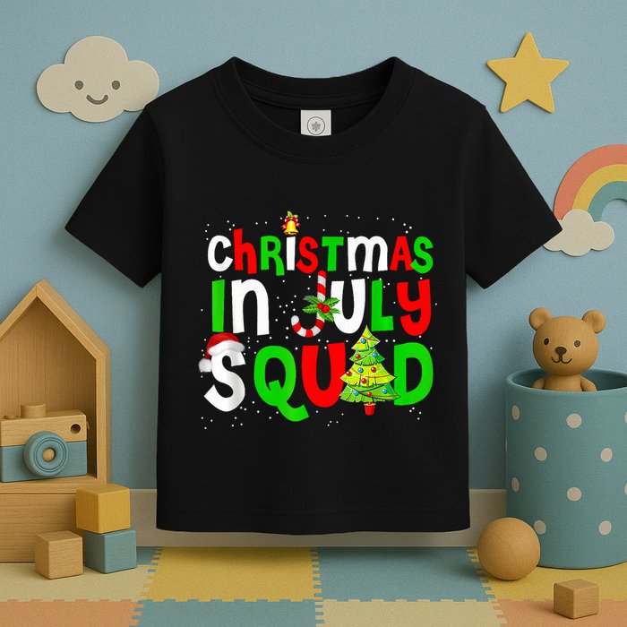 Christmas In July Squad Summer Xmas Toddler T-Shirt