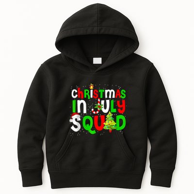 Christmas In July Squad Summer Xmas Kids Hoodie