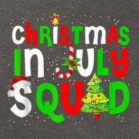 Christmas In July Squad Summer Xmas Cotton Canvas Backpack