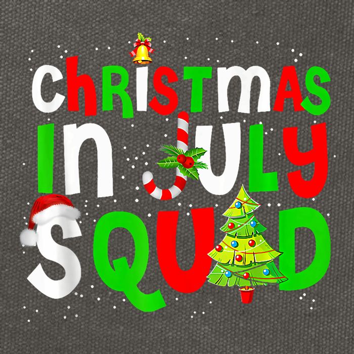 Christmas In July Squad Summer Xmas Cotton Canvas Backpack