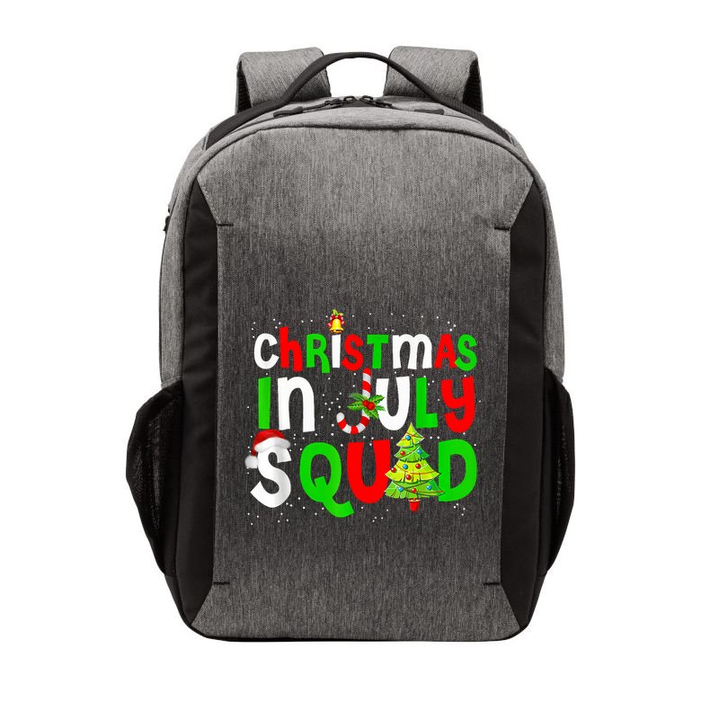 Christmas In July Squad Summer Xmas Vector Backpack