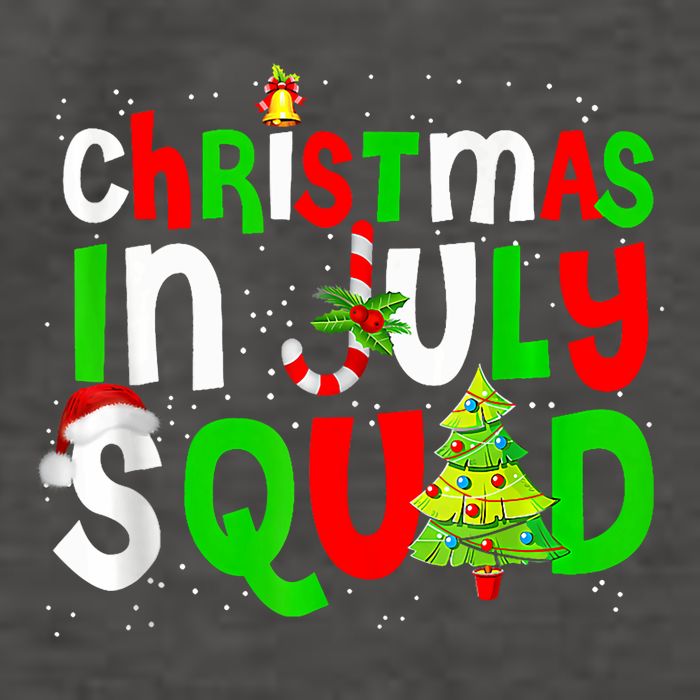Christmas In July Squad Summer Xmas Vector Backpack