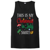 Christmas In July Santa Hat Summer Beach Vacation Xmas PosiCharge Competitor Tank