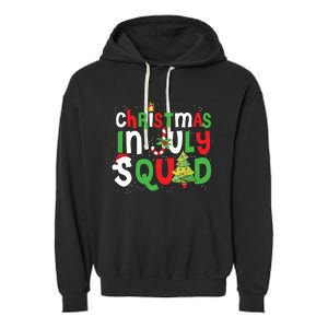 Christmas In July Squad Funny Summer Xmas Garment-Dyed Fleece Hoodie