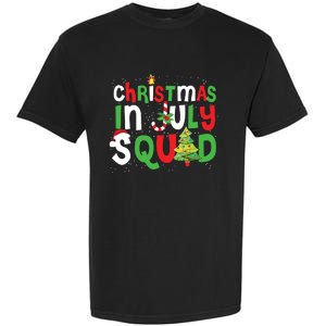 Christmas In July Squad Funny Summer Xmas Garment-Dyed Heavyweight T-Shirt