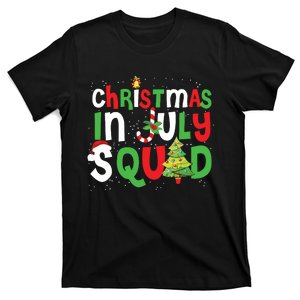 Christmas In July Squad Funny Summer Xmas T-Shirt