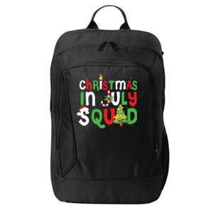 Christmas In July Squad Funny Summer Xmas City Backpack