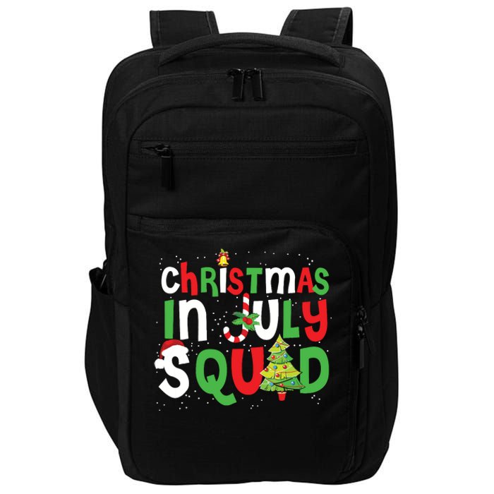 Christmas In July Squad Funny Summer Xmas Impact Tech Backpack