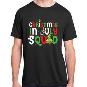 Christmas In July Squad Funny Summer Xmas Adult ChromaSoft Performance T-Shirt