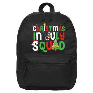 Christmas In July Squad Funny Summer Xmas 16 in Basic Backpack