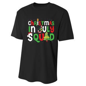 Christmas In July Squad Funny Summer Xmas Performance Sprint T-Shirt