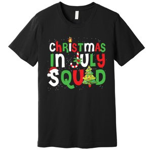 Christmas In July Squad Funny Summer Xmas Premium T-Shirt