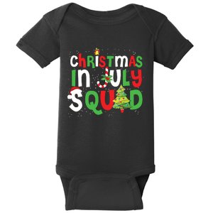 Christmas In July Squad Funny Summer Xmas Baby Bodysuit