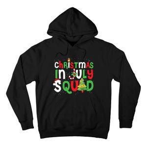 Christmas In July Squad Funny Summer Xmas Tall Hoodie