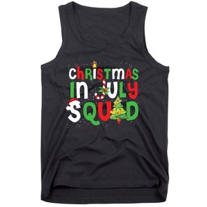 Christmas In July Squad Funny Summer Xmas Tank Top