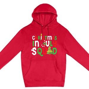 Christmas In July Squad Funny Summer Xmas Premium Pullover Hoodie