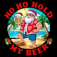 Christmas In July Summer Santa Sunglasses Ho Ho Hold My Beer Impact Tech Backpack
