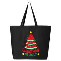 Christmas In July Watermelon Xmas Tree Summer 25L Jumbo Tote