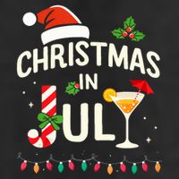 Christmas In July With Candy Cane For Summer Beach Xmas Cool Comfort Performance Bucket Hat