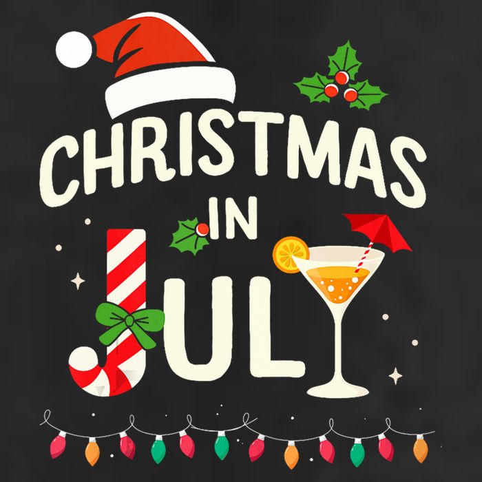Christmas In July With Candy Cane For Summer Beach Xmas Cool Comfort Performance Bucket Hat