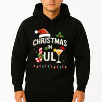 Christmas In July With Candy Cane For Summer Beach Xmas Hoodie