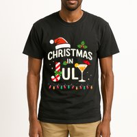 Christmas In July With Candy Cane For Summer Beach Xmas Tall T-Shirt