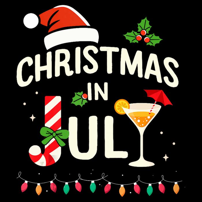 Christmas In July With Candy Cane For Summer Beach Xmas Bucket Hat