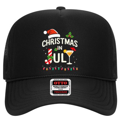 Christmas In July With Candy Cane For Summer Beach Xmas Hat