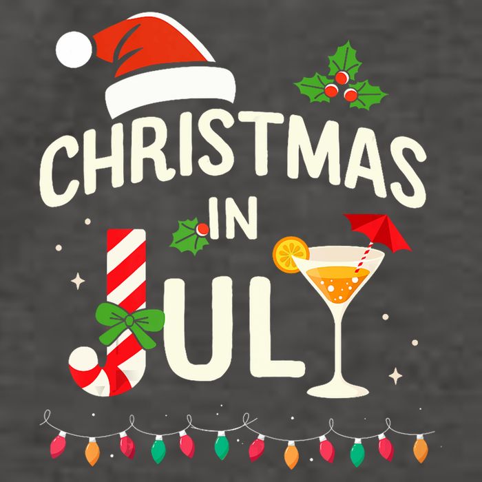 Christmas In July With Candy Cane For Summer Beach Xmas Vector Backpack