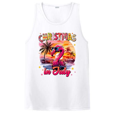 Christmas In July Flamingo Beach Summer PosiCharge Competitor Tank