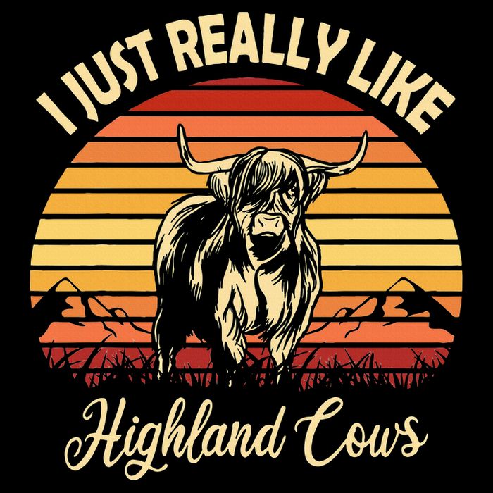 Cowgirl I Just Really Like Highland Cows Scottish Cow Wool Snapback Cap