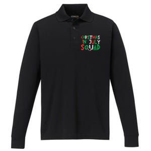 Christmas In July Squad Funny Summer Xmas Men Women Kids Performance Long Sleeve Polo