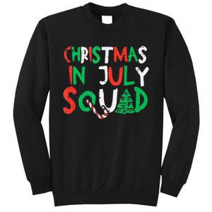 Christmas In July Squad Funny Summer Xmas Men Women Kids Sweatshirt