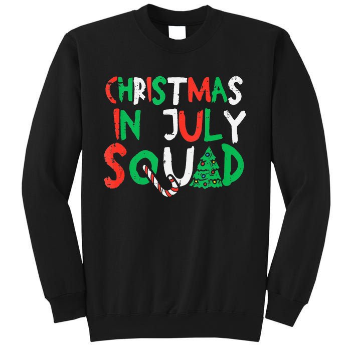 Christmas In July Squad Funny Summer Xmas Men Women Kids Sweatshirt