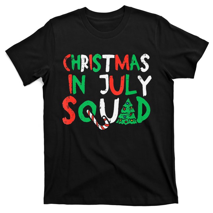 Christmas In July Squad Funny Summer Xmas Men Women Kids T-Shirt