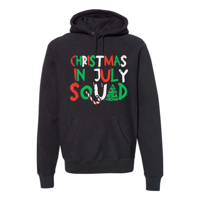 Christmas In July Squad Funny Summer Xmas Men Women Kids Premium Hoodie