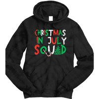 Christmas In July Squad Funny Summer Xmas Men Women Kids Tie Dye Hoodie