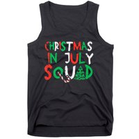 Christmas In July Squad Funny Summer Xmas Men Women Kids Tank Top