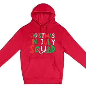 Christmas In July Squad Funny Summer Xmas Men Women Kids Premium Pullover Hoodie