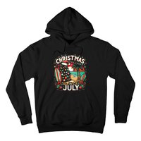 Christmas In July Summer Beach Vacation Xmas Hoodie