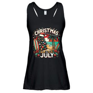 Christmas In July Summer Beach Vacation Xmas Ladies Essential Flowy Tank