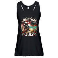 Christmas In July Summer Beach Vacation Xmas Ladies Essential Flowy Tank