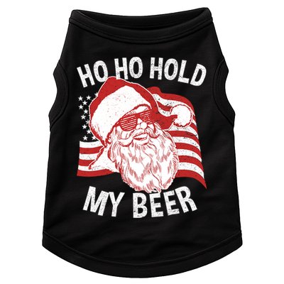 Christmas In July Santa Ho Ho Hold My Beer Doggie Tank