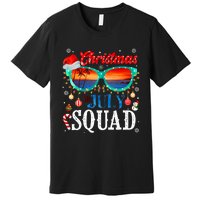 Christmas In July Squad Sunglasses Summer Beach Funny Xmas Premium T-Shirt