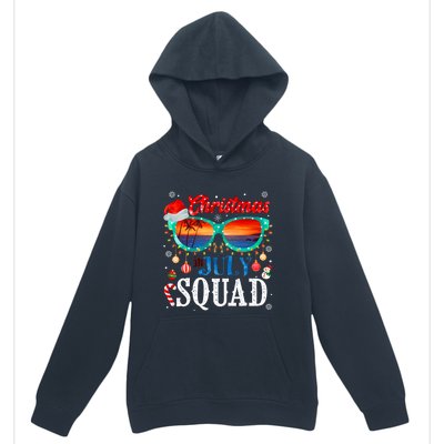 Christmas In July Squad Sunglasses Summer Beach Funny Xmas Urban Pullover Hoodie