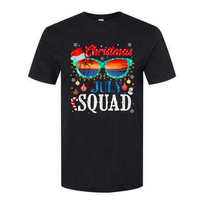 Christmas In July Squad Sunglasses Summer Beach Funny Xmas Softstyle CVC T-Shirt