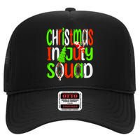 Christmas In July Squad Funny Summer Xmas Men Women Kids High Crown Mesh Back Trucker Hat