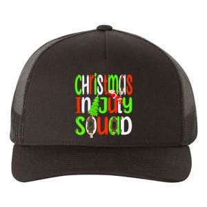 Christmas In July Squad Funny Summer Xmas Men Women Kids Yupoong Adult 5-Panel Trucker Hat